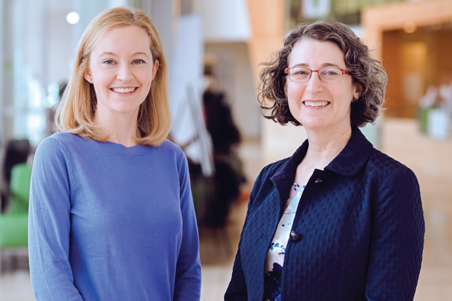 Dr. Rachel Peterson and Dr. Stacy Suskauer.
