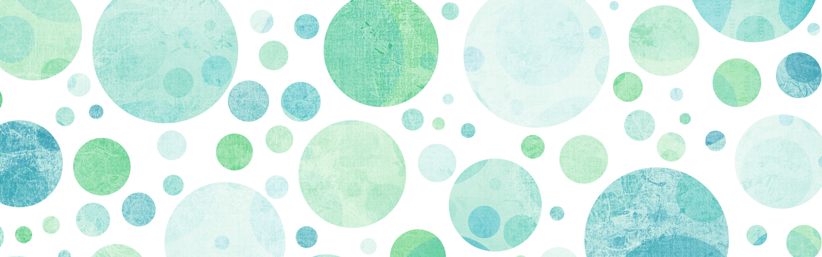 Blue and green bubbles
