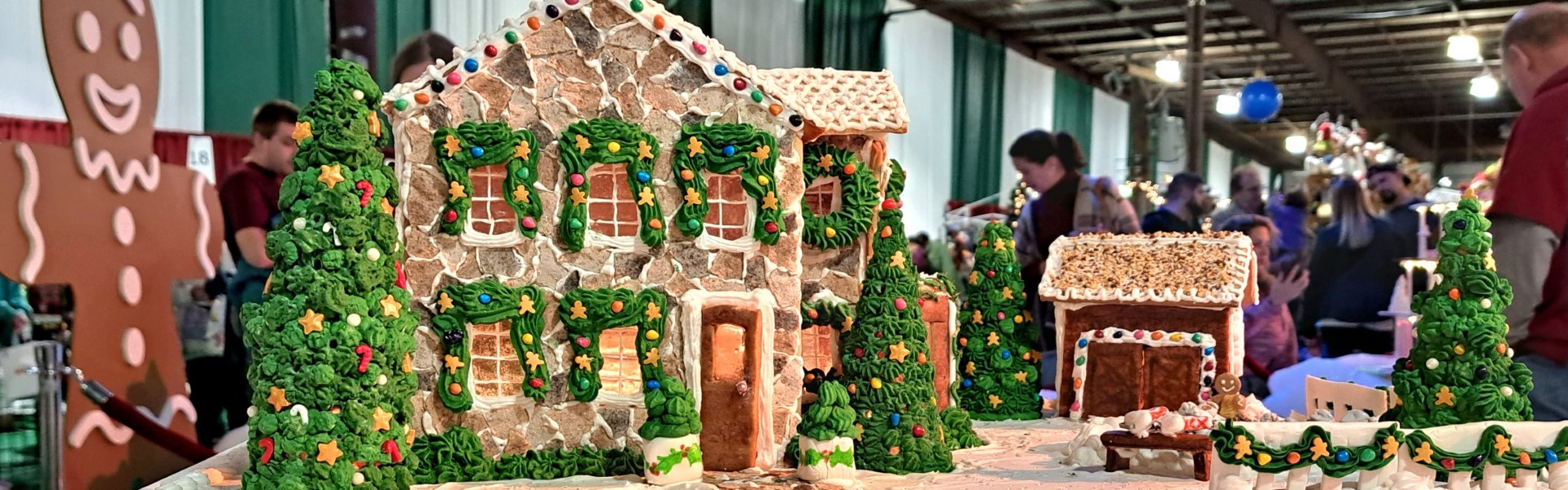 Gingerbread on display at Festival of Trees