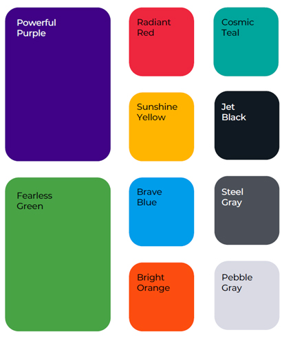 Overall Main Color Chart