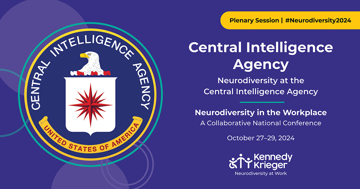 Plenary Session. Central Intelligence Agency. Neurodiversity at the Central Intelligence Agency