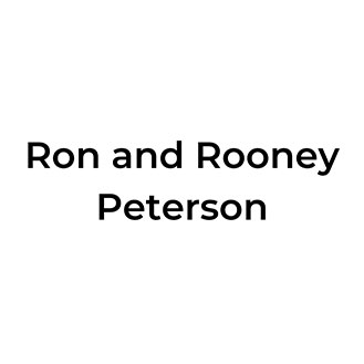 Ron and Rooney Peterson