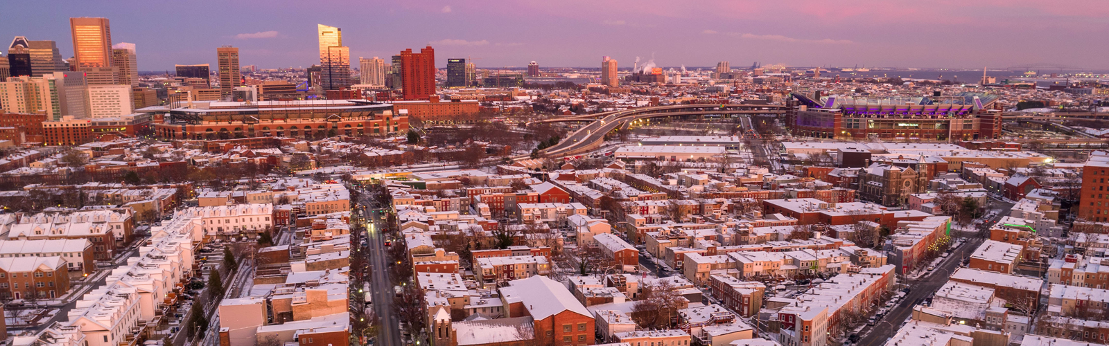 Baltimore in Snow