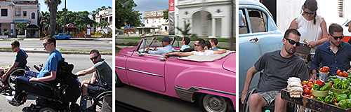 Robby in Cuba with his friends