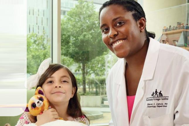 Kat with Eboni Lance, her doctor