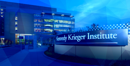 An exterior shot of Kennedy Krieger's outpatient building at 801 N. Broadway