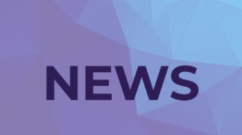 The word "NEWS" appears atop a purple and blue geometric background
